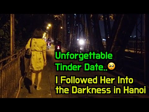 Vietnam Tinder Date, 33 year old single mom wore a skirt and took me to dark bridge on a 2nd date