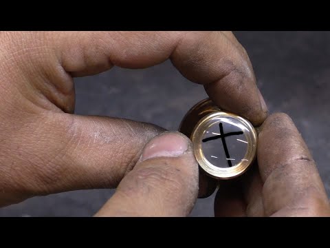 How to make precise tools for layout. Optical center punch