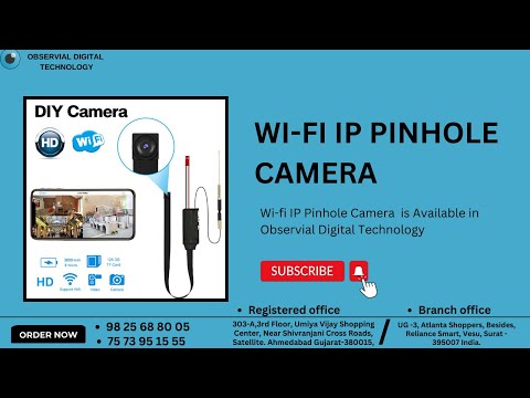 Plastic black 4k full hd wireless hidden camera, for office,...