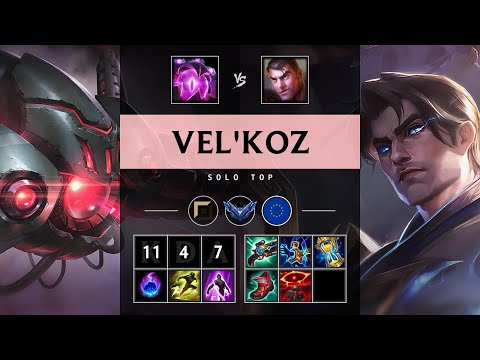 Vel'Koz Top vs Jayce - EUW Diamond Patch 25.15