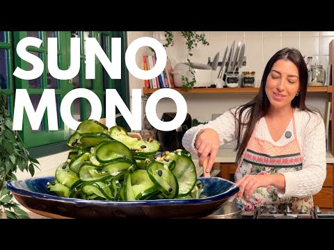 SUNOMONO | Japanese Cucumber Salad | How to make Sushi | with Fê Mendes