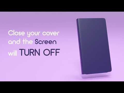 cover flip book screen on/off