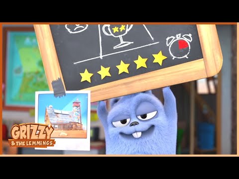 Hide-n-Seek Lemmings | Grizzy & the lemmings Clip | 🐻🐹 Cartoon for Kids