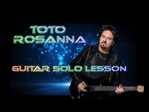How to play ‘Rosanna’ by Toto Guitar Solo Lesson w/tabs