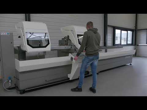 CALVET | MECAL SW 453 PLUG | CNC 2-KOPS ZAAGMACHINE voor ALUMINIUM en PVC profielen