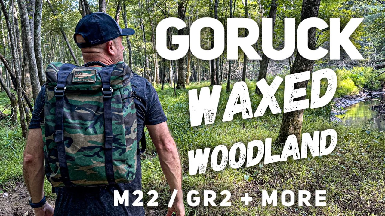 GORUCK Waxed Woodland Collection // Mind Blowing Features + Waxed Camo!