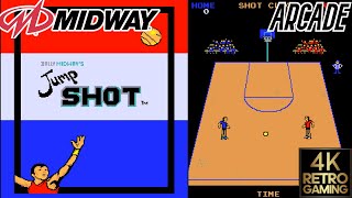 Jump Shot Arcade ( Midway 1983 ) 4k Gameplay