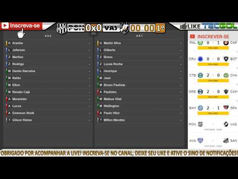 PONTE PRETA 0x0 VASCO - NARRAÇÃO COMPLETA COM PARCIAIS DO CARTOLA FC!