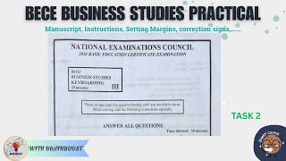 BECE Business Studies Practical 2024 - Task 2