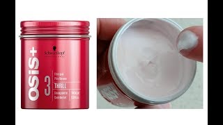 Schwarzkopf OSIS + THRILL 3 Texture FIBER GUM 3.38-Ounce Full Review