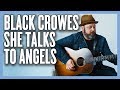 Black Crowes She Talks To Angels Acoustic Guitar Lesson + Tutorial