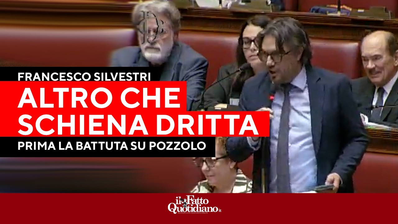 Silvestri a Meloni: "Diceva di voler alzare la schiena con Trump? Ha solo messo le ginocchiere"