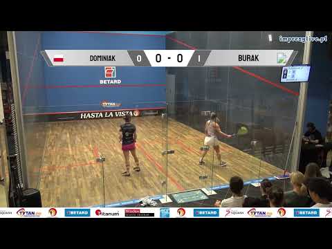 Zuzanna Dominiak - Aleksandra Burak Betard Drużynowe Mistrzostwa Polski 2023 półfinał - squash