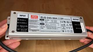 Mean Well ELG-240-36A-3Y Napěťový zdroj pro LED 24