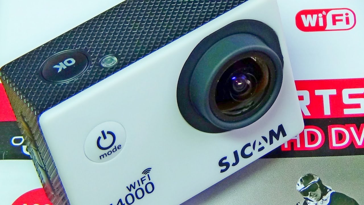 Экшн камера SJCAM SJ4000 Wi-Fi, черная (восстановленный) Уценка № k ref