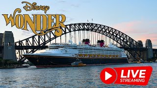 Disney Wonder Live Stream Sailing into Sydney Harbour