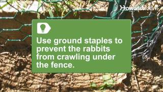 How to Install a Rabbit-Proof Fence