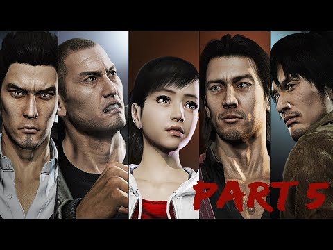 Playing Yakuza 5 remastered part 5 Kiryu Kazama Arc 5