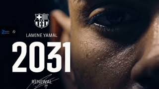 OFFICIAL: Barcelona extend Lamine Yamal contract until 2031 |