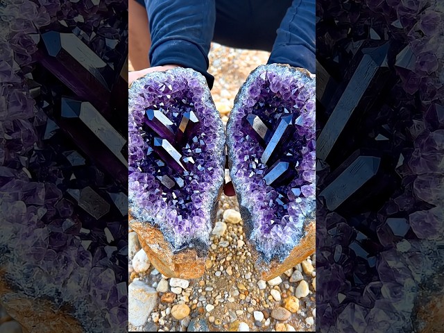 Vídeo relacionado con Amethyst Crystal Rock, 100-300g Geoda de amatista natural, cristales de energía positivos y piedras de curación para la oficina de automóviles Decoración del hogar Regalos de cristal.