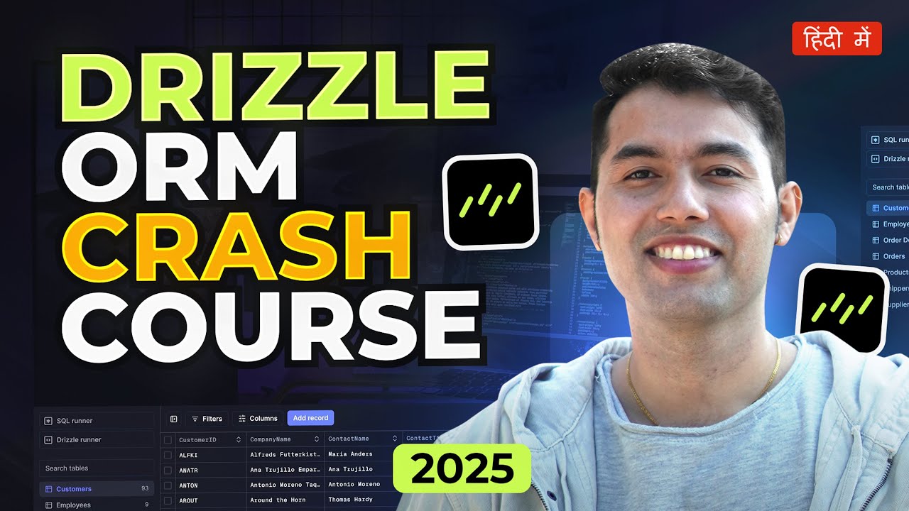 Drizzle ORM Full Course Tutorial For Beginners
