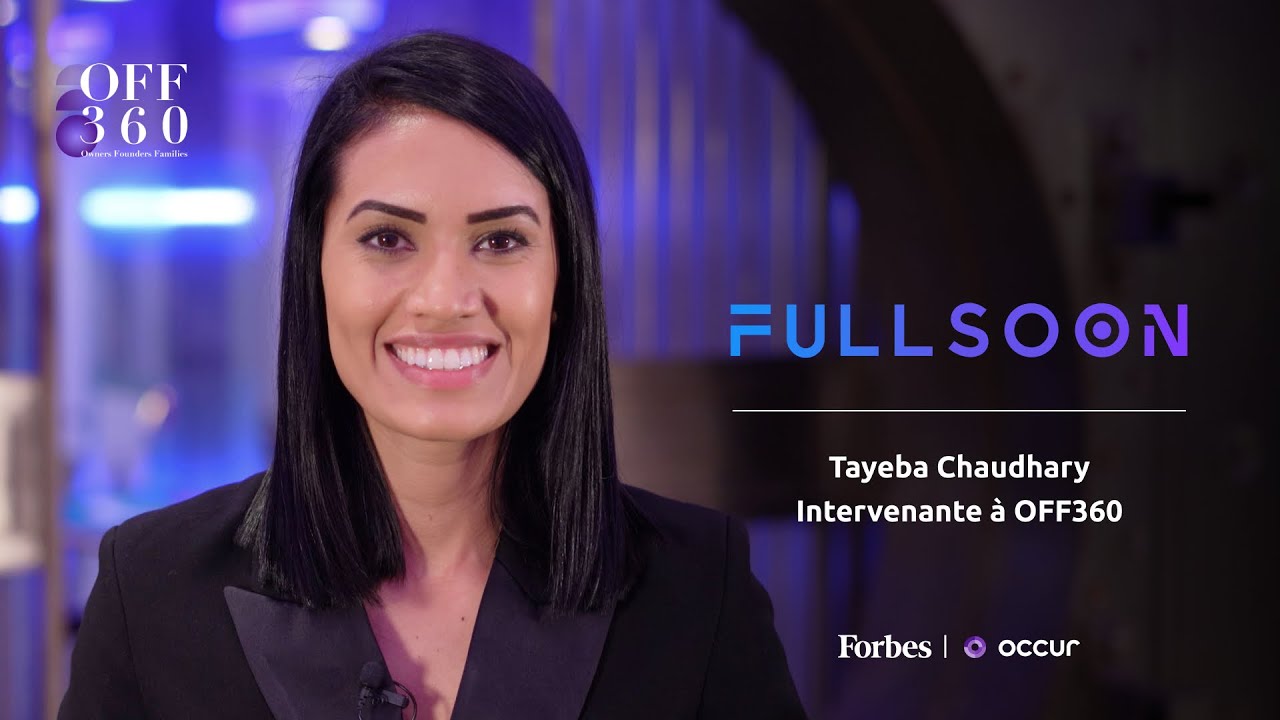 Entreprendre pour être son propre patron et faire des choix stratégiques. Tayeba Chaudhary, co-fondatrice de Fullsoon