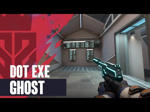 Dot Exe Ghost Skin Showcase [4K] - Valorant Battlepass Skins