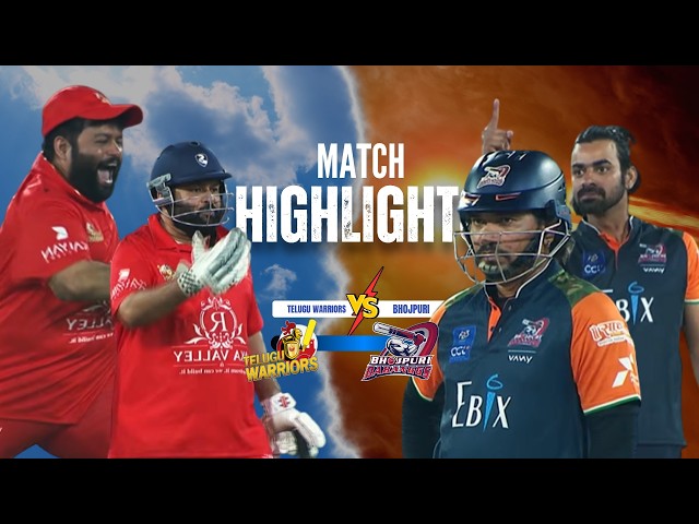 Hyderabad Player Thaman’s Fury vs Bhojpuri Team | Cricket Highlights | CCL