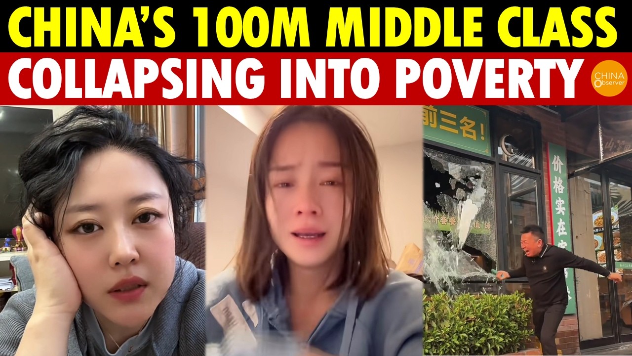 China’s Middle Class Is Collapsing Fast, 100 Million Falling Back into Poverty