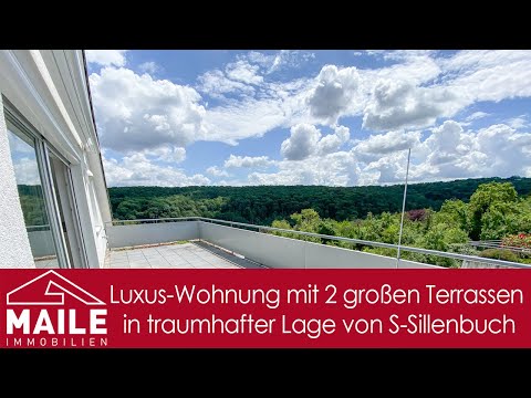 VERKAUF | Luxus-Wohnung mit 2 großen Terrassen in traumhafter Lage von S-Sillenbuch