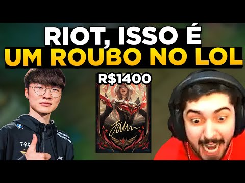 O VÍDEO QUE ORIGINOU A SKIN DO FAKER DE R$1400, JUKES "BRIGA" COM NAMORADA - LEAGUE OF LEGENDS