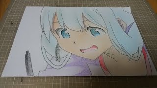 【エ□漫画先生】和泉 紗霧（いずみ さぎり）を描いてみた