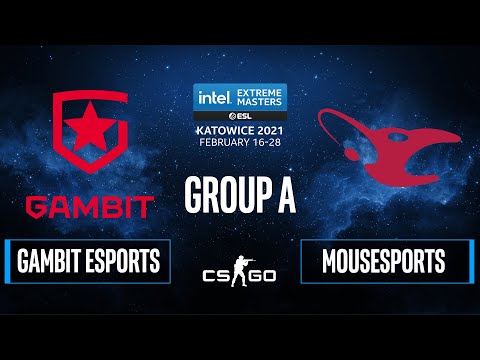 CS:GO - Gambit Esports vs. mousesports [Vertigo] Map 2 - IEM Katowice 2021 - Group A