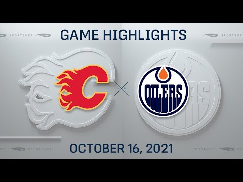 NHL Highlights | Flames vs. Oilers - Oct. 16, 2021