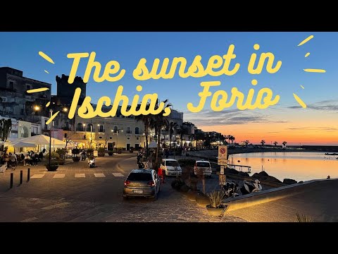 Island of Ischia and the town of Forio.