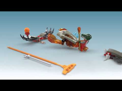 Vidéo LEGO Chima 70150 : Cragger - Challenge : Les griffes de feu