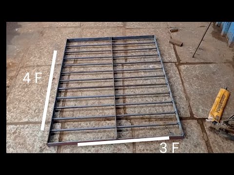 How to make a 3×4 window (WELDING FABRICATION VIJAYPUR)