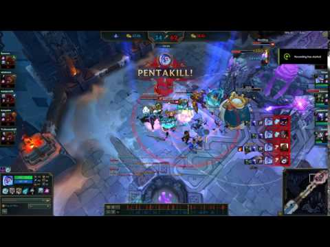 Ryze Nunu Fiddle Stick Combo. PENTA KILL NUNU