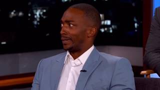 Anthony Mackie making everyone die from laughter for 7 minutes video