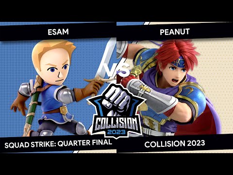 Collision 2023 - SSBU Squad Strike - ESAM (P1) vs Peanut (P2) - Pools - Winners Quarters