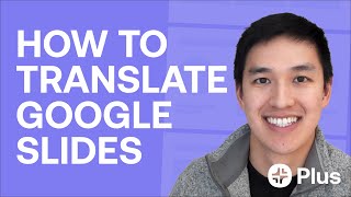How to translate a presentation in Google Slides