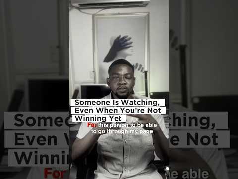 For someone to go through my page, watch my videos, check my profile