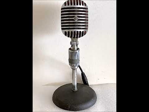 1950's Shure 556B Dynamic Microphone, working, includes adapter cable-stand-HEAR image 14