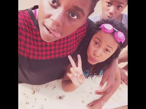 At my birthday party taking selfies