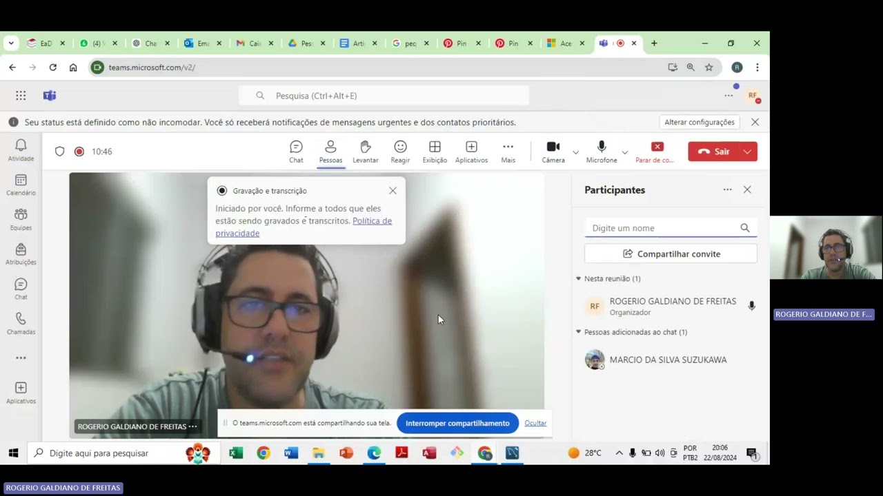 Agenda 03   Encontro Síncrono   Tecnologia da Informação III 22 08 2024