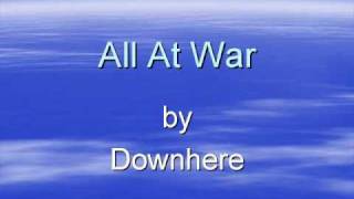 Downhere - All At War - w/  lyrics