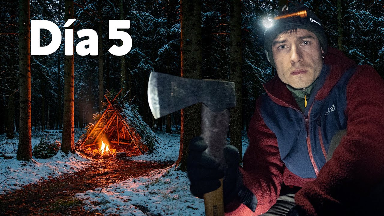 CONSTRUIMOS un HORNO de PIEDRA - Sobreviviendo en el Abetal Oscuro - Día 5