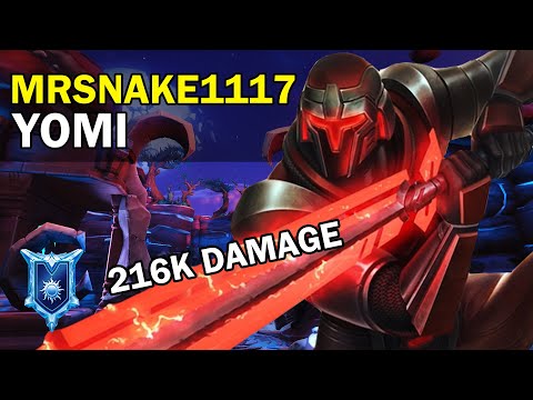 216K Damage MrSnake1117 Zhin Paladins Competitive (Diamond) YOMI