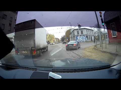 Boring driving in Riga January 2018