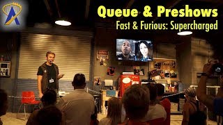 Fast & Furious - Supercharged Queue & Preshows at Universal Orlando
